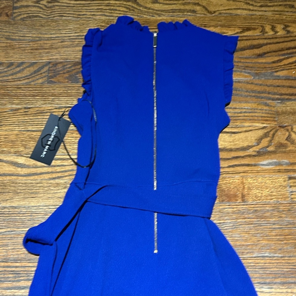 Andrew Marc Vibrant Blue Jumpsuit - Picture 7 of 8